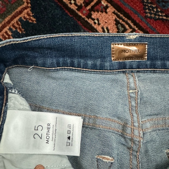 MOTHER The Insider Crop Step Chew Jeans - Never Worn - Picture 8 of 9
